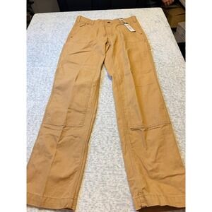 Alpine Design Mens Tan Utility Pant Relaxed Fit 30x32 New With Tags